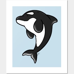 Chibi Orca Whale Posters and Art